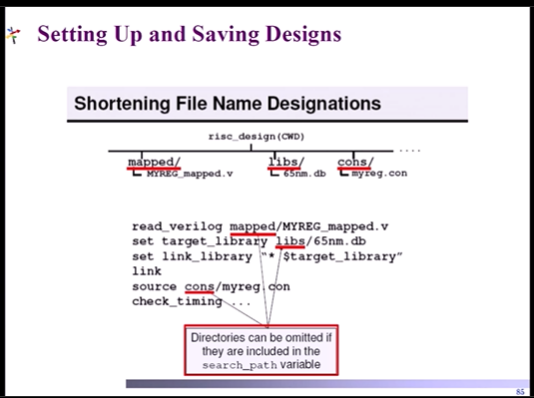  design compiler loading library