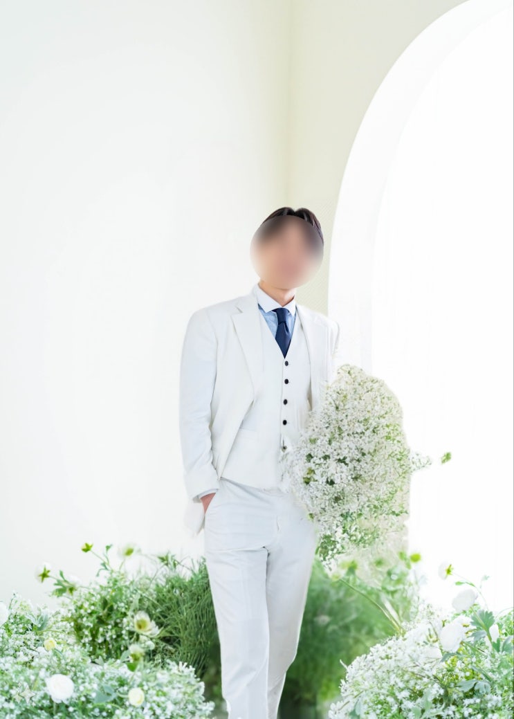  부산 블랑드윈느 스튜디오 신랑 턱시도 종류 및 화이트 색상 후기