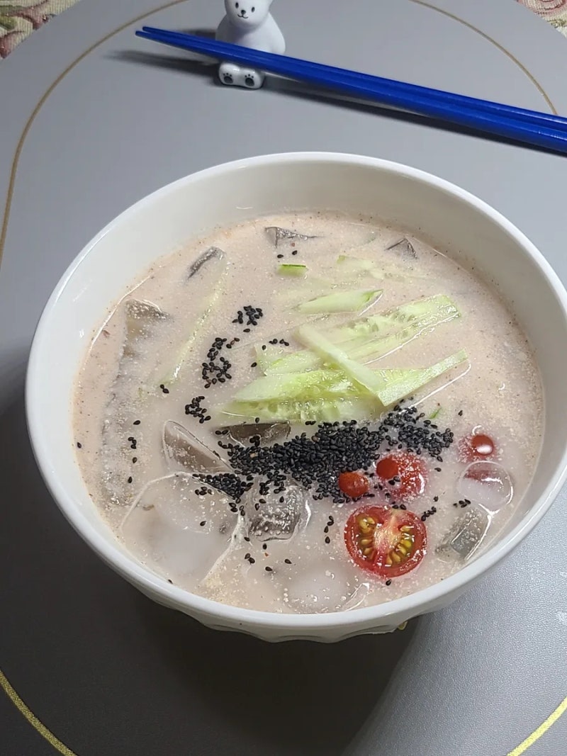 우뭇가사리 콩국! 명품 콩국수의 콩국물 만들기! 볶은 콩가루 활용