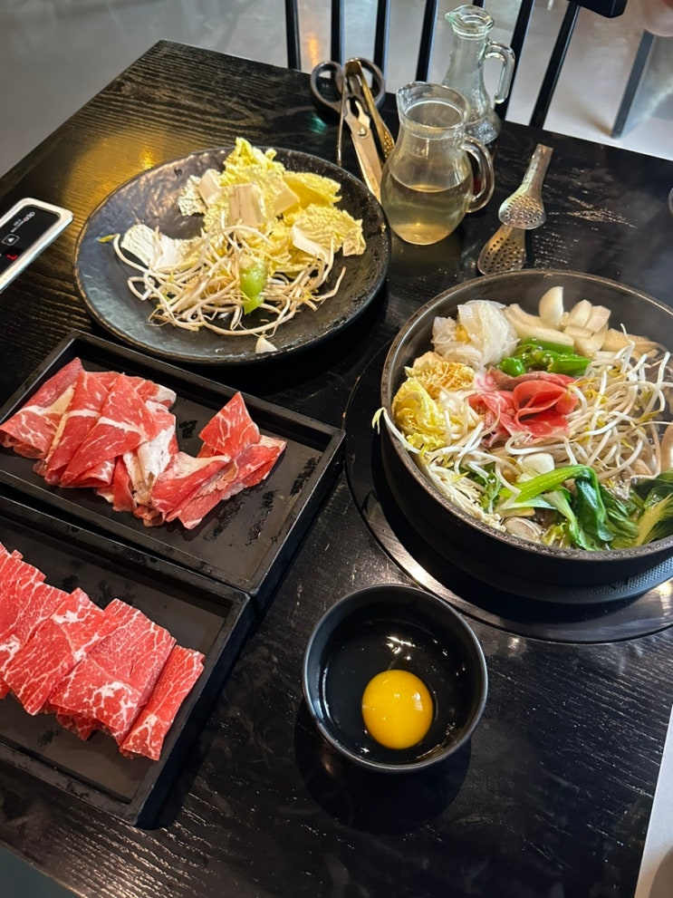  당산 점심 스키야키 맛집 옥소반 영등포구청점 (+주차)