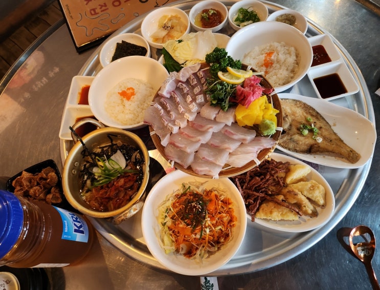  군산 수송동 술이 술술 들어가는 부드럽지만 도톰한 숙성회 맛집 어부항