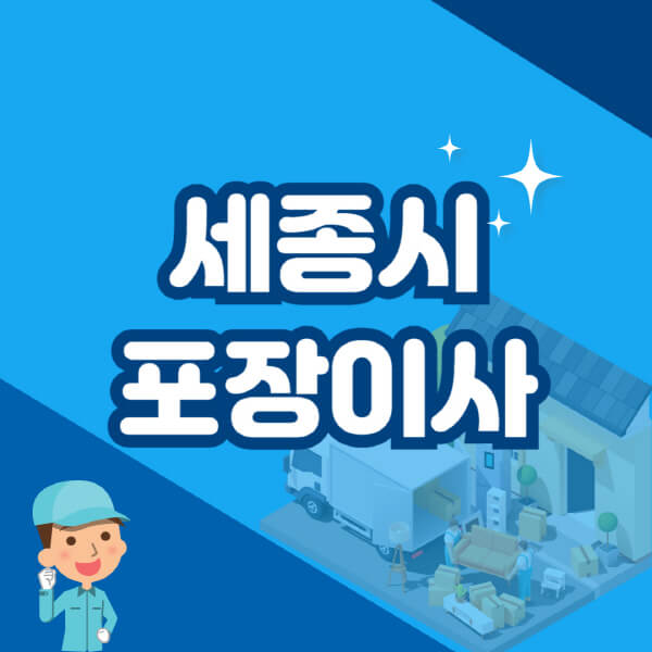  세종시 포장이사 이삿짐센터 추천와 가격 비용 가이드