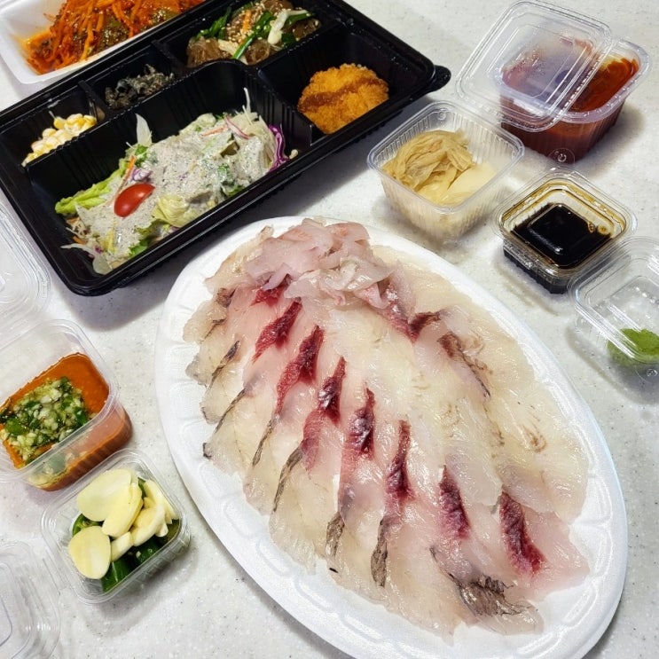  [현풍 테크노 맛집] 얇은 회를 먹고싶다면 가미횟집 포장 후기
