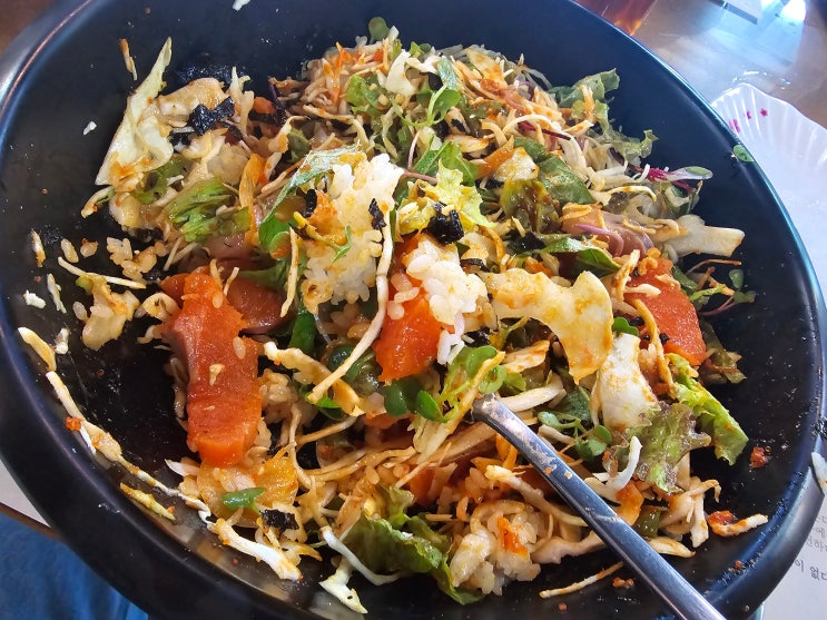  신봉동 외식타운 맛집 청호골송어 인생 첫 송어 고기리계곡에서 먹음