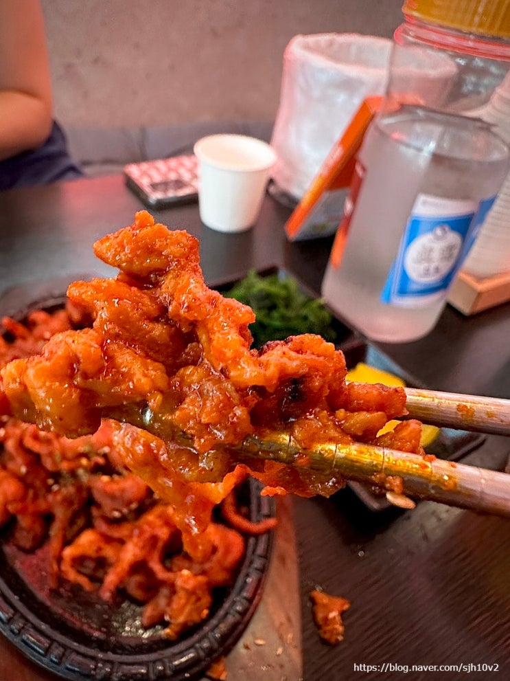  부천 신중동역 맛집 직화무뼈닭발 오돌뼈 맥주1+1 이벤트 닭발홍 부천점