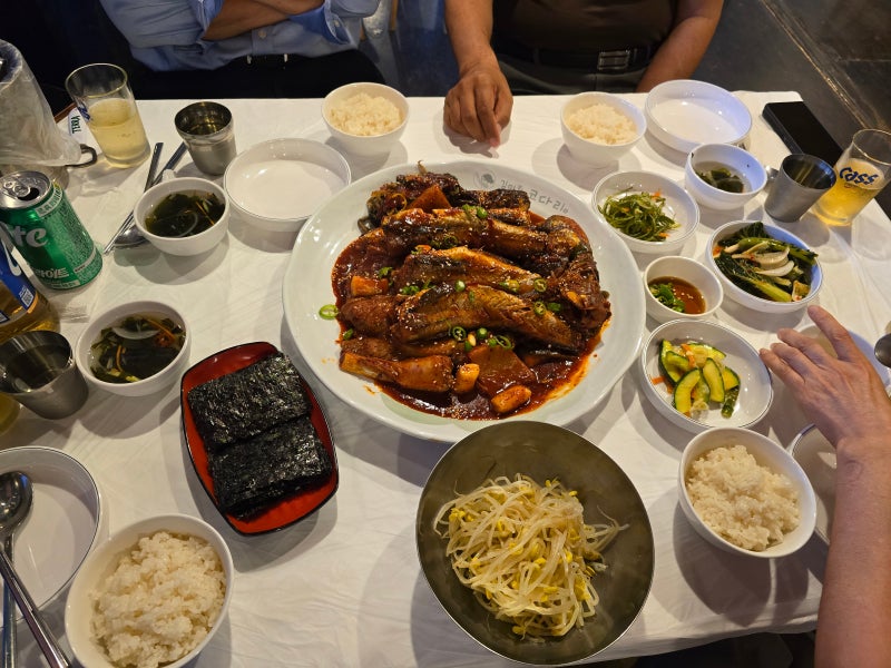 용인 블루원cc 맛집 김미화코다리