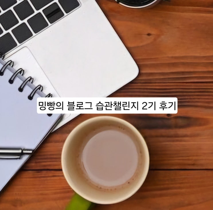  블로그챌린지 추천 1일1포스팅 도전 밍빵의 블로그 습관챌린지 2기 후기