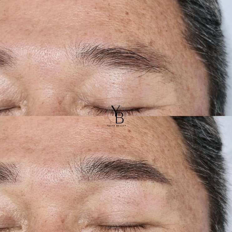  광주남자눈썹문신 아빠도 젊어졌어요