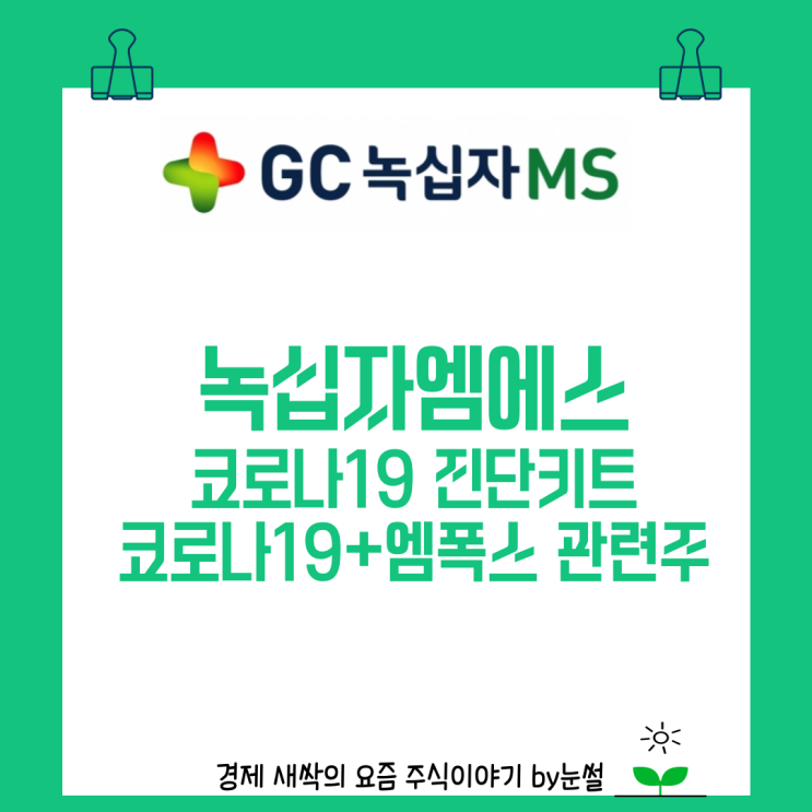8월8일상한가 녹십자엠에스 코로나19 <b>엠폭스</b> 관련주로... 
