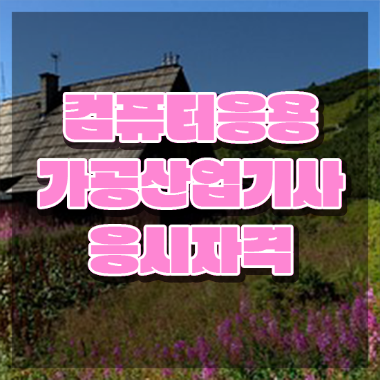  컴퓨터응용가공산업기사 필기 준비 컴퓨터응용가공산업기사 시험응시조건 독학으로 5달만에 준비한 노하우