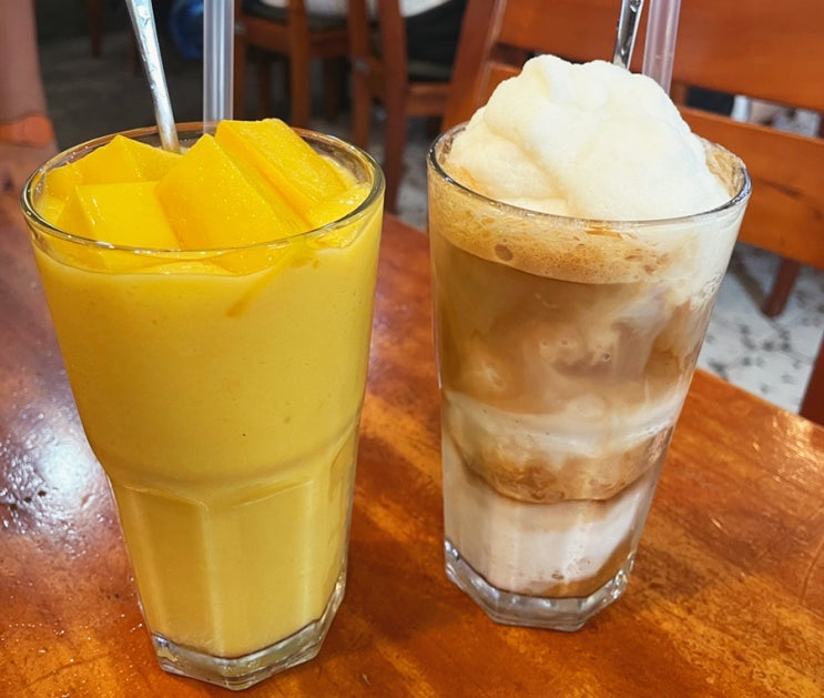  베트남 나트랑 코코넛커피 망고스무디 맛집 CCCP 커피
