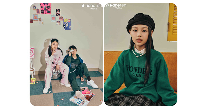 HANGTEN TEENS(행텐 틴즈), ‘리틀제니 초하’와 함께하는 24FW 캠페인 공개
