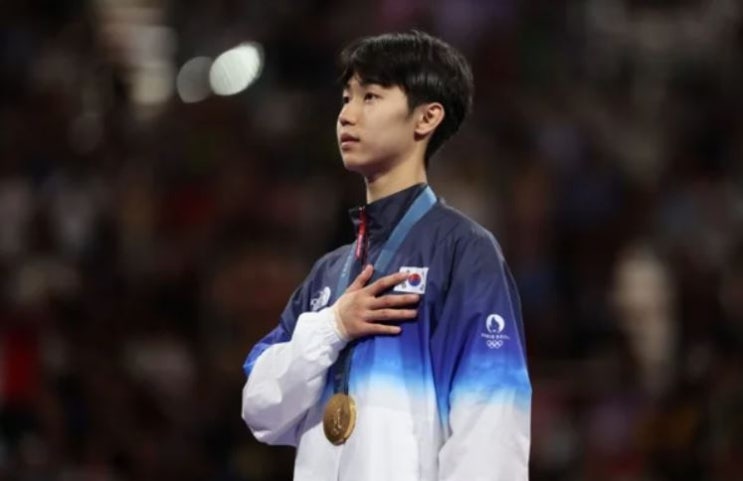 <<b>파리올림픽</b>> 남자 <b>태권도 박태준</b>, 58kg급 금메달…한국12번째... 
