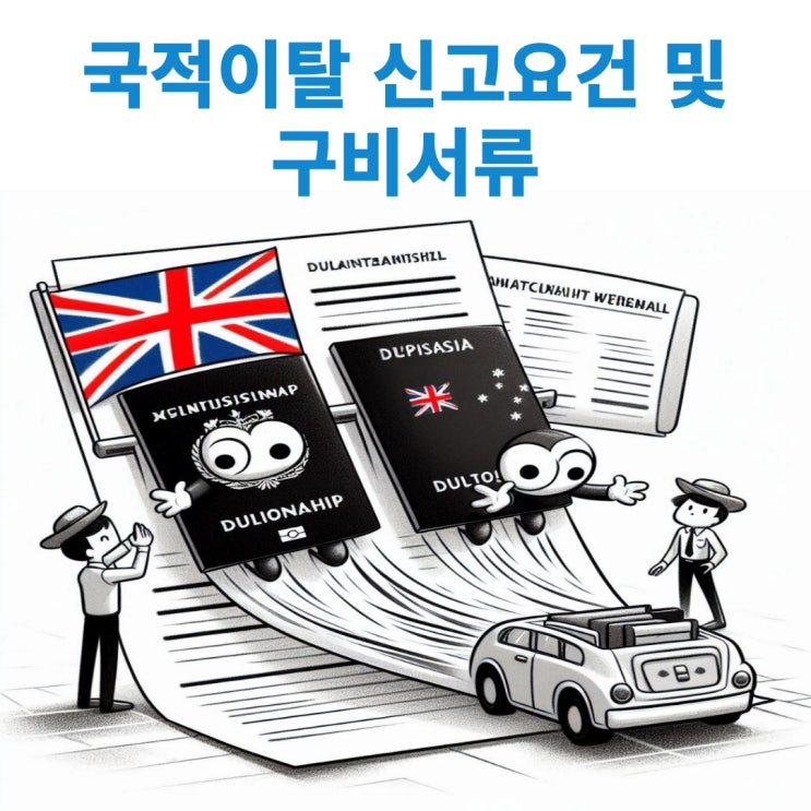  복수 이중 국적자의 한국국적이탈시 신고사항에 대해서 알아보기