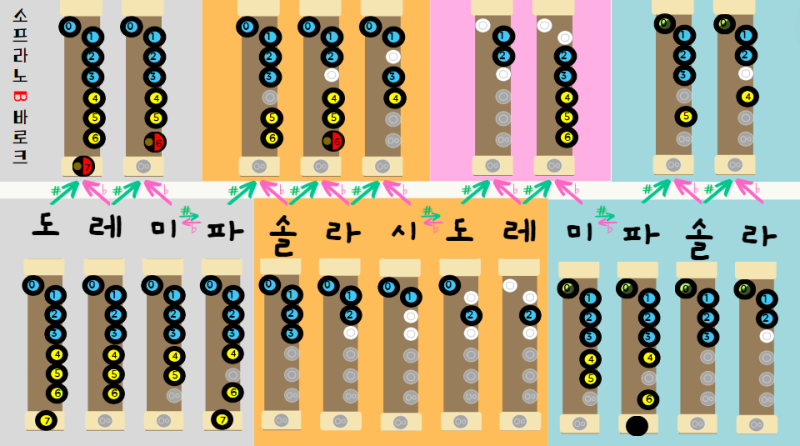 리코더 운지법 총정리