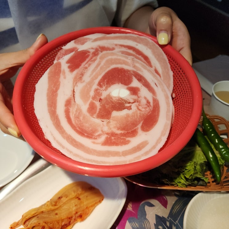  대구 교동 맛집, 1mm 냉삼이 맛있었던 재상이