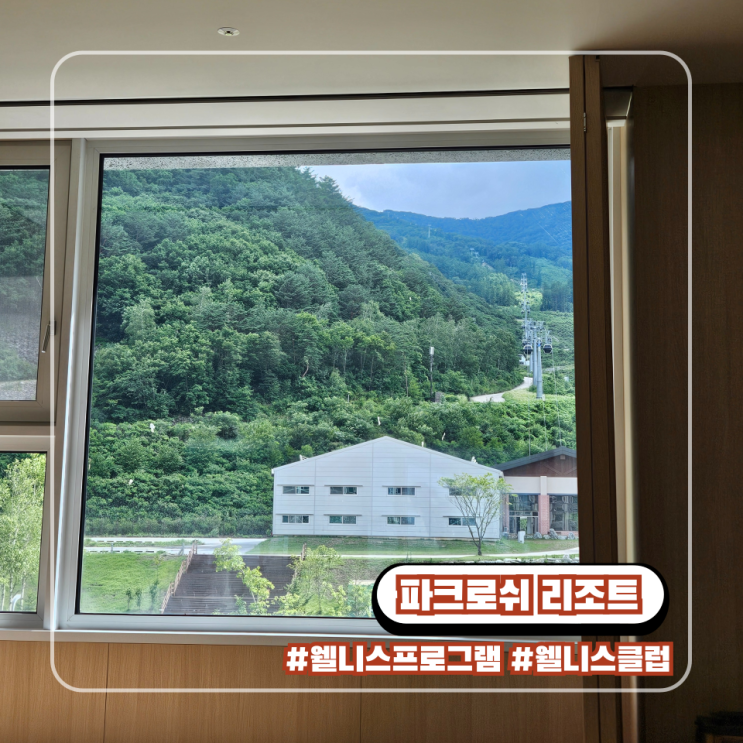  정선 파크로쉬 리조트 앤 웰니스 프로그램 소개 및 신청 예약 방법