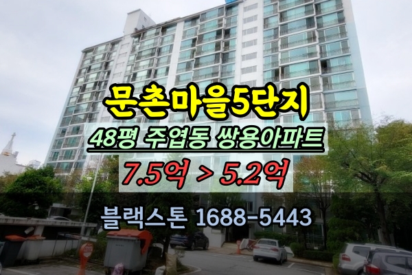  일산 문촌마을5단지 48평 경매 주엽동 부동산