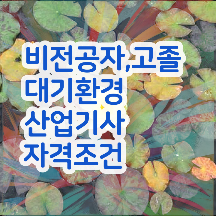  대기환경산업기사 시험자격 인강으로 4달 안에 준비한 후기
