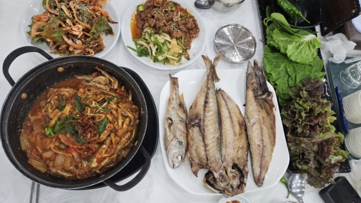  경남 사천 남해 여행엔 멸치 회무침,조림,생선구이는 필수인데