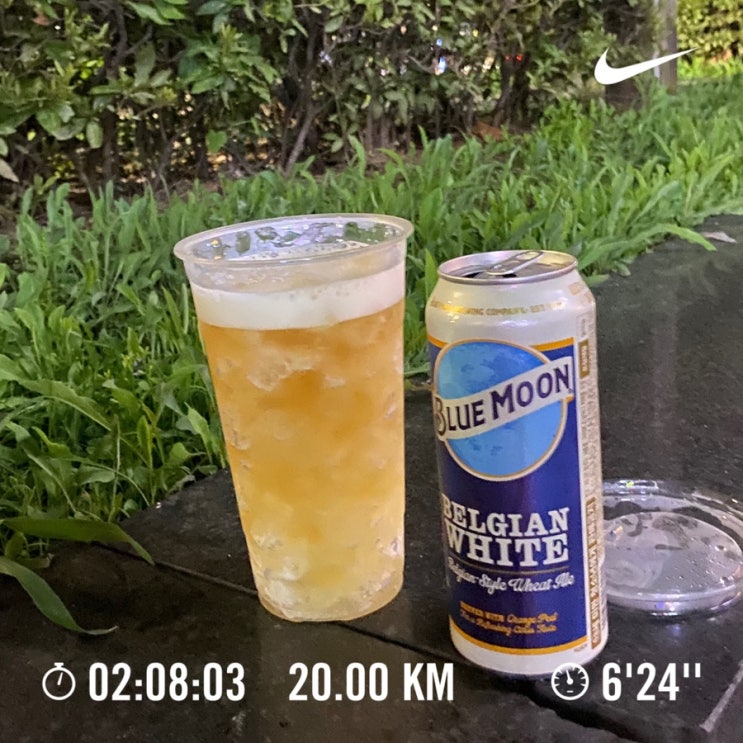  러닝로그_240807 20km맥주런