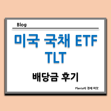  TLT ETF 배당금 받아보기 : 미국 국채 채권 20년