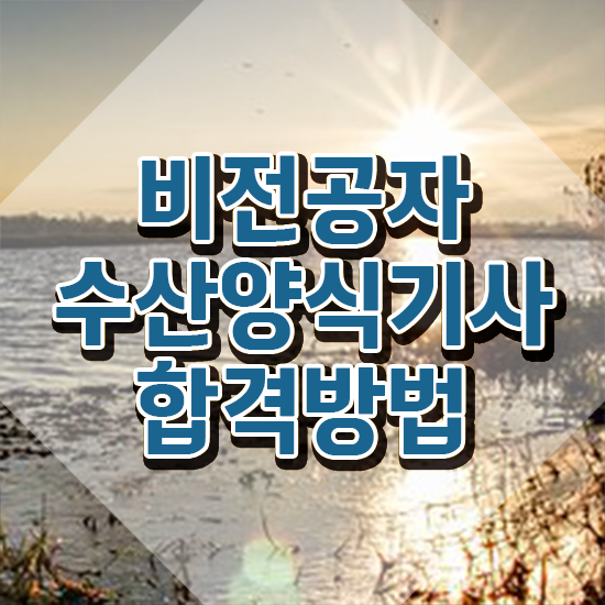  수산양식기사 자격요건 독학으로 빠르게 끝낸 전략