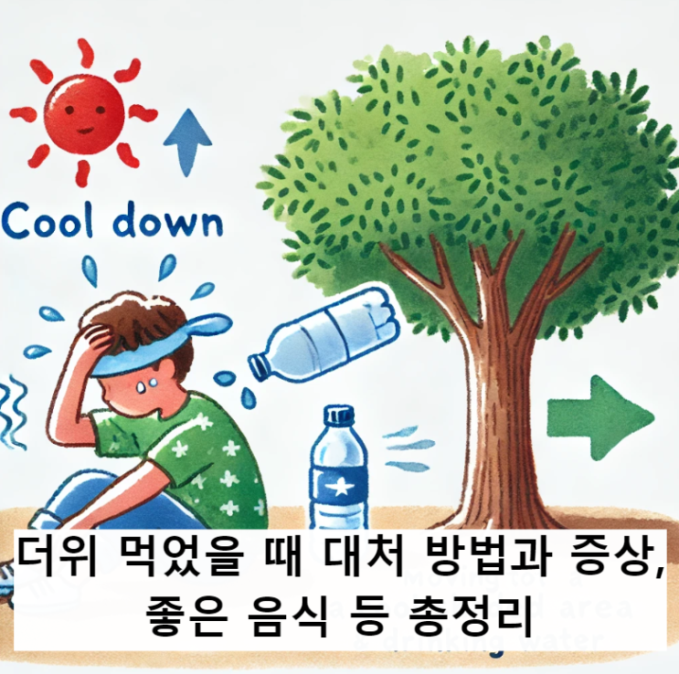  더위 먹었을 때 대처 방법과 증상, 좋은 음식 등 총정리