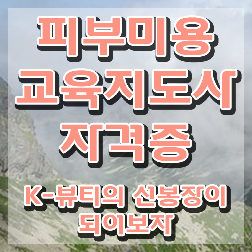  피부미용사 , 피부미용교육지도사 자격증 한달 만에 취득한 방법 정보 필요하시죠