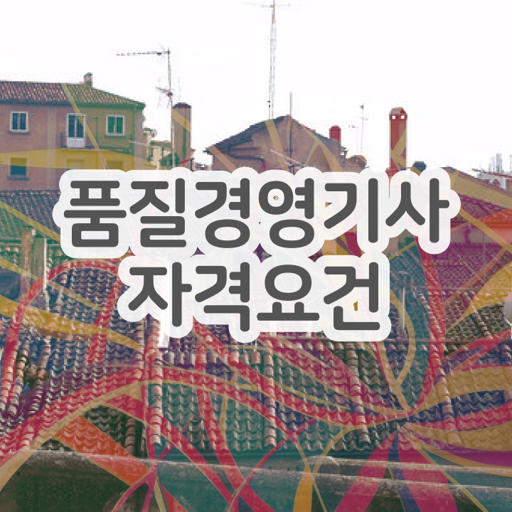  품질경영기사 책 품질경영기사 시험응시조건 온라인 수업으로 쉽고 빠르게 준비한 노하우