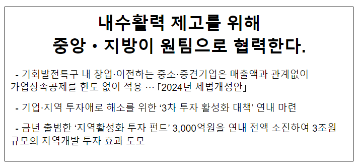 2024년 제2차 시·도 경제협의회 개최 2024년 제2차 시·도 경제협의회 개최