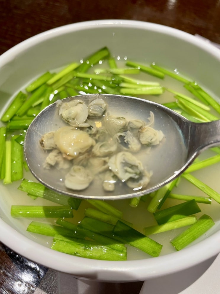 재첩국수와 산채비빔밥 켄싱턴리조트 지리산하동 조식뷔페 누마루
