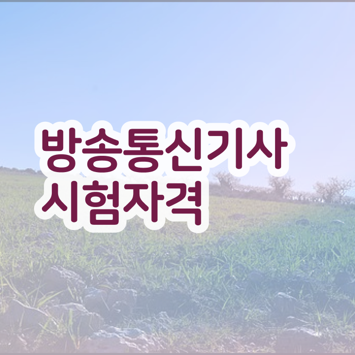  방송통신기사 자격요건 집에서 온라인으로 빠르게 준비한 후기
