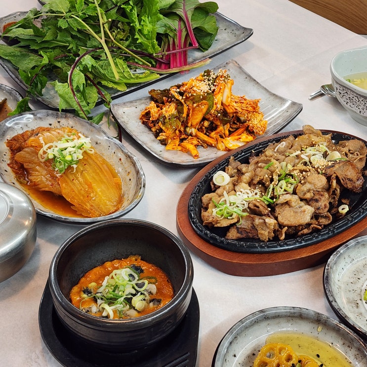  우렁각시와꽃길 해운대본점 부산 장산역 쌈밥 맛집 내돈내산