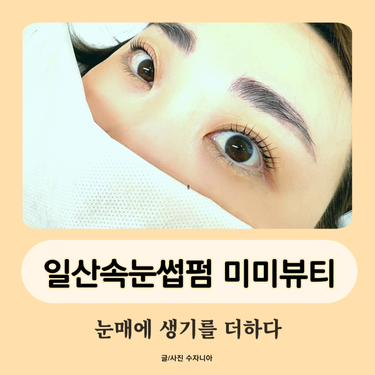  일산속눈썹펌 미미뷰티 눈매에 생기를 더하다