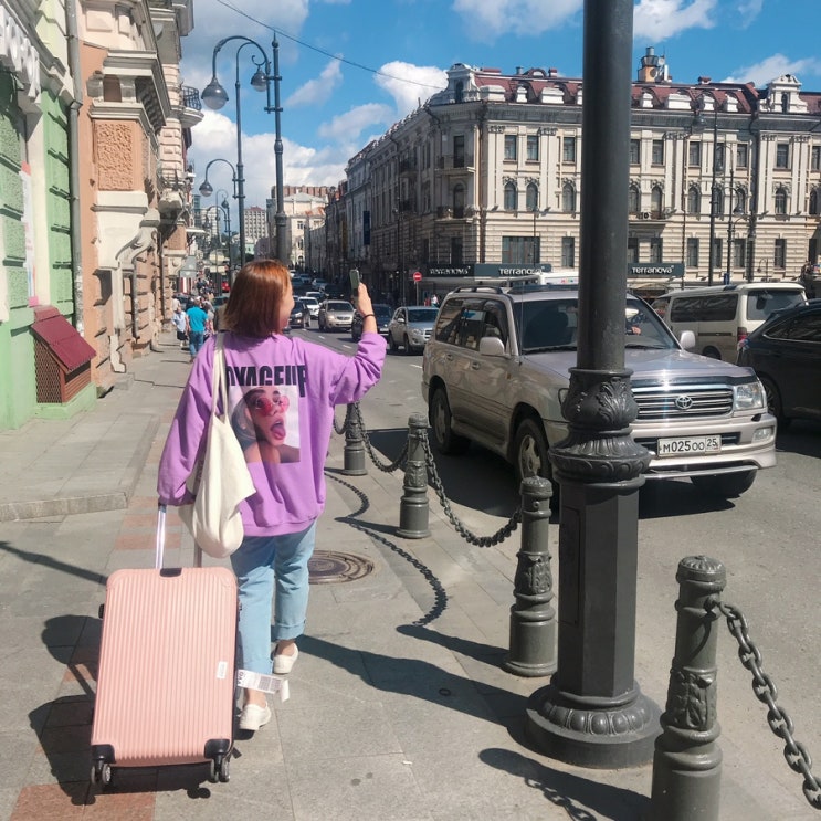  [블라디보스톡] 국제공항 도착과 해양공원 관람차, 기차역, 혁명광장, 굼백화점, 독수리전망대
