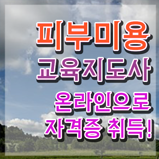  피부관리사자격증 , 피부미용교육지도사 자격증 1달 만에 취득했던 후기 , 온라인 무료강의