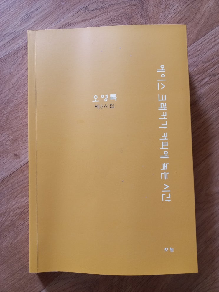  힘이 되는 시,  위로가 되는 시, 삶을 되돌아보게 되는 시, 좋은 시집 추천 - 오영록 시인