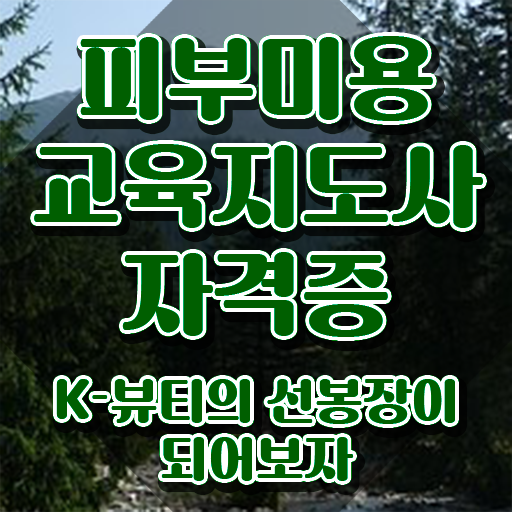  피부미용자격증필기 , 피부미용교육지도사 자격증 쉽고 간편하게 합격한 팁 및 취업