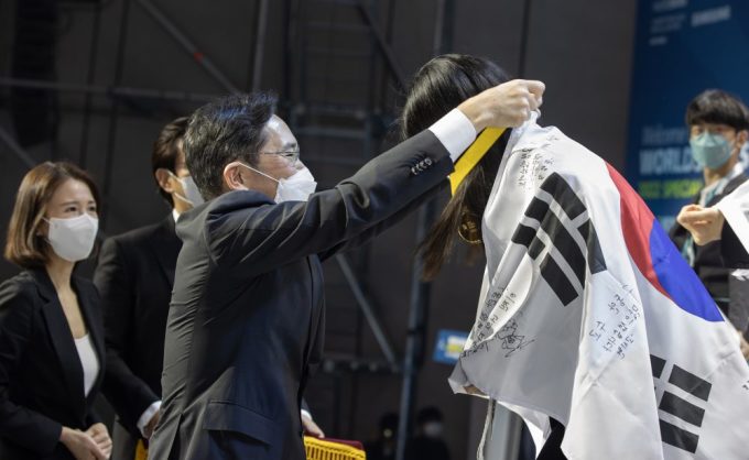 <b>국제기능올림픽 국가대표 결단식</b> 열려