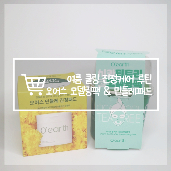 모델링팩진정꿀팁 및 셀프 스킨케어 오어스 토너패드