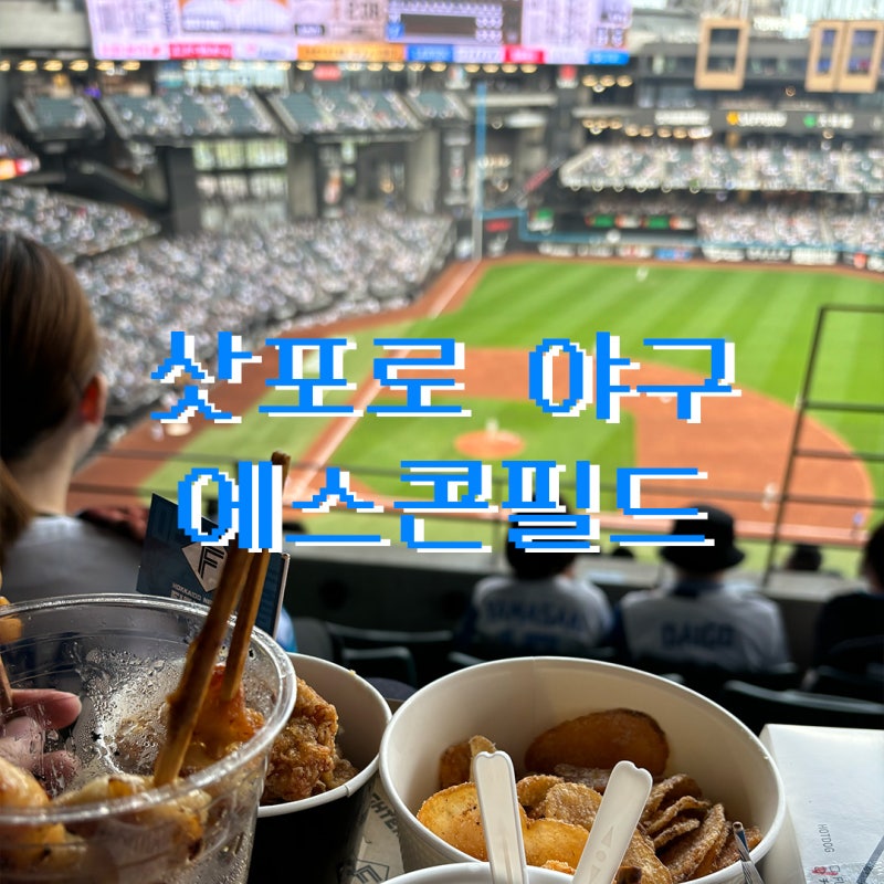 [삿포로] 에스콘 필드 야구장 가는 법 / 닛폰햄 파이더스 직관