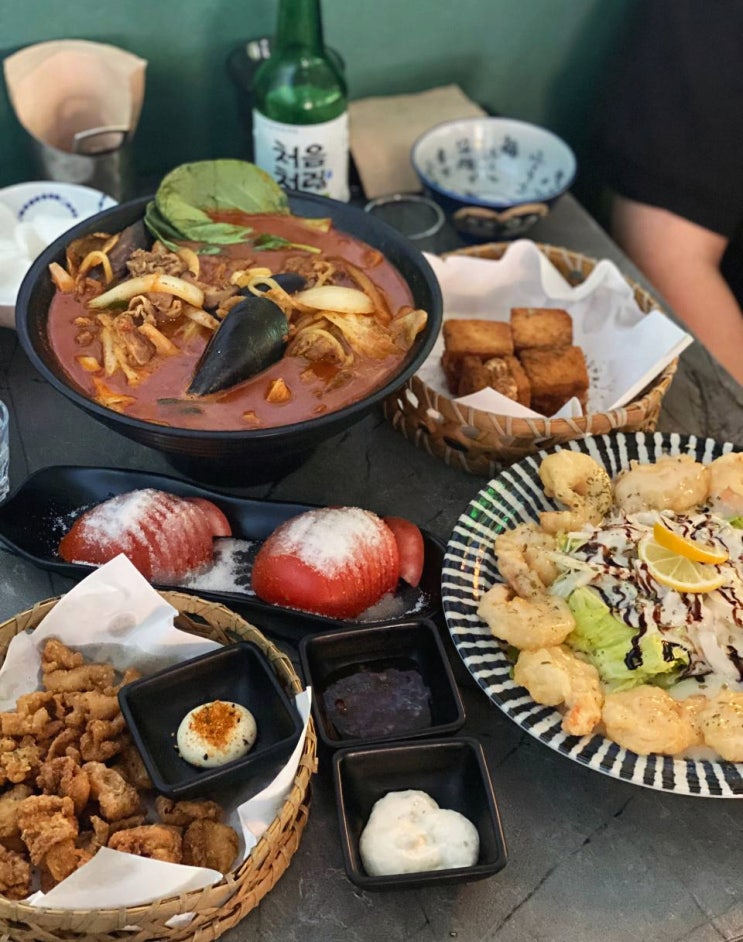  [합정역 술집 지하102호 5호점] 내돈내산으로 세번 다녀온 안주맛집! 소고기마늘짬뽕 짱맛!