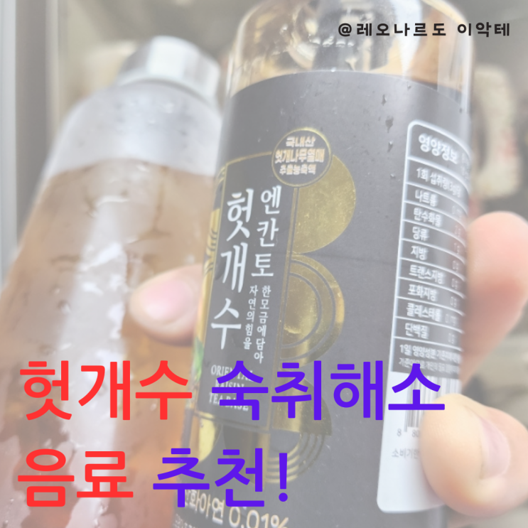  헛개수 진액으로 만드는 건강 음료 레시피, 쉽고 간편하게!