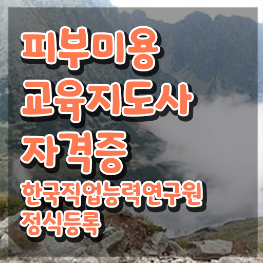  피부미용자격증 독학 , 피부미용교육지도사 자격증 20일 만에 학습한 후기 및 취업 전망