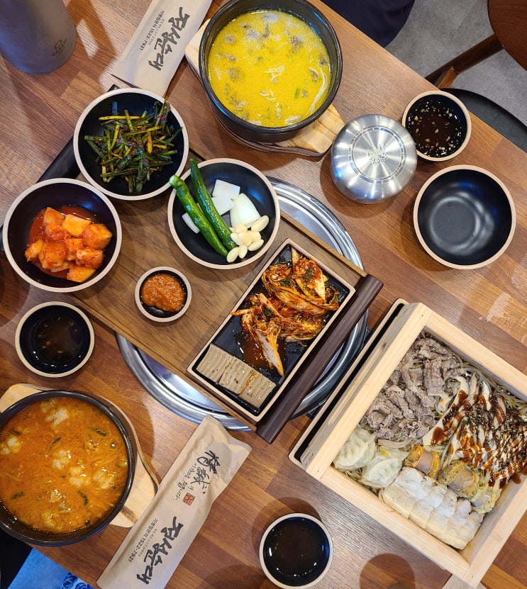  송도 편백찜 순대국 맛집 트리플스트리트 술집 정성순대 송도점