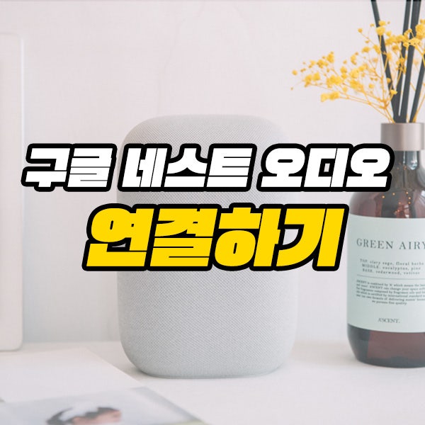 구글 네스트 오디오 구글 홈 연결하기