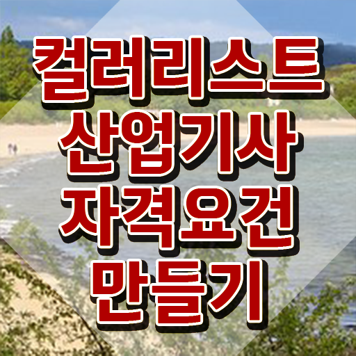  컬러리스트산업기사 컬러리스트산업기사 취득자격 인강만 듣고 간편하게 끝낸 과정