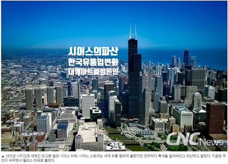  할인점(마트)이 사라진다?유통업고난의 원인은?126년역사의 시어스가 사라진 이유는?
