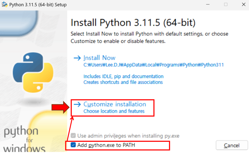 [1.1.1] 환경 설정 - python, Mediapipe library 설치, VS Code 설치 : 네이버 블로그